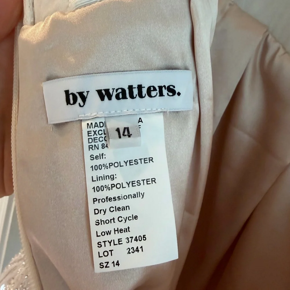 Watters Fancy Beaded Sequin Mini Dress - Picture 12 of 12